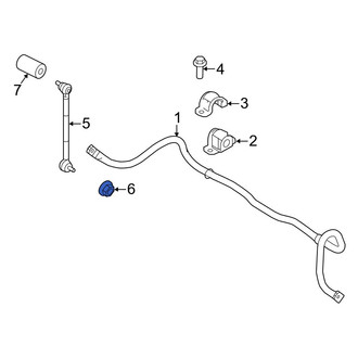 Ford OE - Upper Suspension Shock Absorber Nut