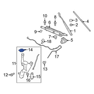 Ford OE - Front Washer Fluid Reservoir Cap