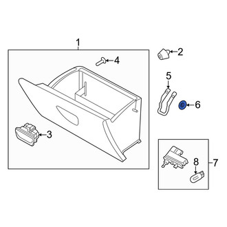Ford OE - Center High Mount Stop Light Nut