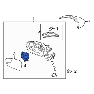 Ford OE - Front Door Mirror Drive Motor