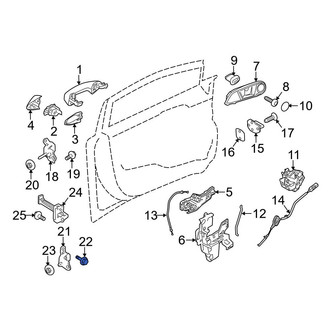 Ford OE - Hood Hinge Bolt