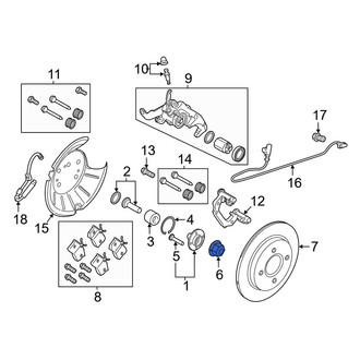 Ford OE - CV Joint Nut