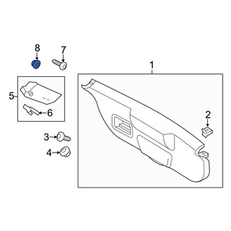 Ford OE - Hood Release Handle Nut