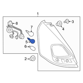 Ford OE - Rear Brake Light Bulb