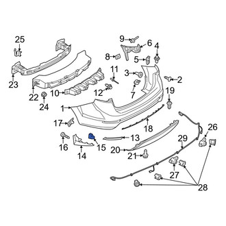 Ford OE - Valance Panel Clip