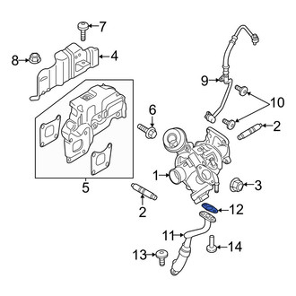 Ford OE - Turbocharger Oil Line Gasket