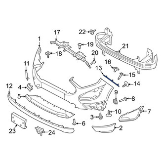 Ford OE - Left Bumper Cover Bracket