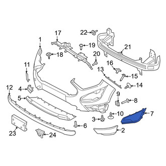 Ford OE - Front Left Fog Light Trim