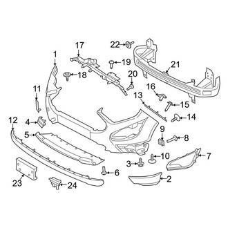 Ford OE - Front Bumper & Grille - Bumper & Components