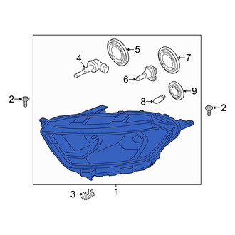 Ford OE - Front Left Headlight Assembly