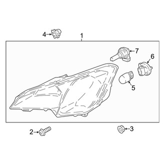 Ford OE - Front Lamps - Park Lamps (With Fog Lamp)