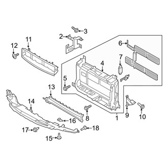 Ford OE - Radiator Support