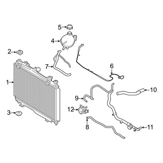 Ford OE - Cooling - Radiator & Components (1.0L)