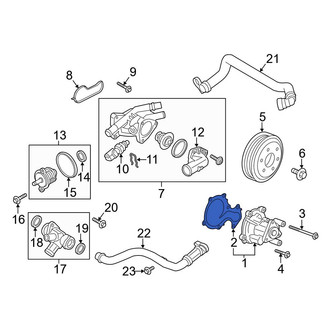 Ford OE - Engine Water Pump Gasket
