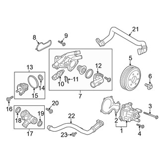 Ford OE - Cooling - Water Pump (1.0L)