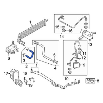 Ford OE - Automatic Transmission Oil Cooler Hose