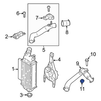 Ford OE - Seat Air Bag Nut