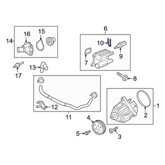 Ford OE - Engine Coolant Temperature Sensor Clip