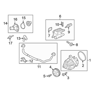 Ford OE - Cooling - Water Pump (2.0L)