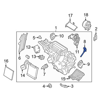 Ford OE - HVAC Duct Air Temperature Sensor