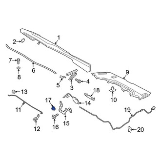 Ford OE - Fender Support Nut