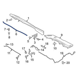 Ford OE - Front Hood Seal