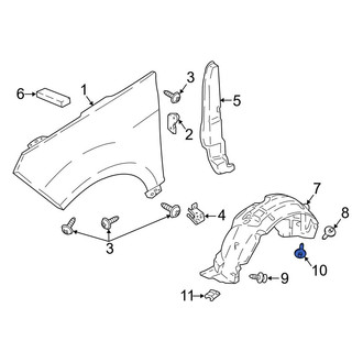 Ford OE - Bumper Face Bar Reinforcement Beam Bolt