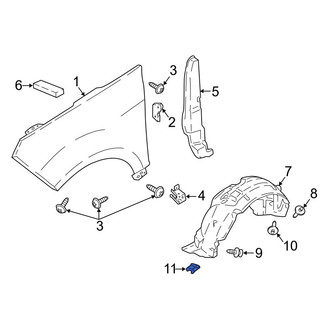 Ford OE - Bumper Cover Nut