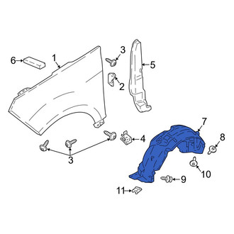 Ford OE - Front Left Fender Splash Shield