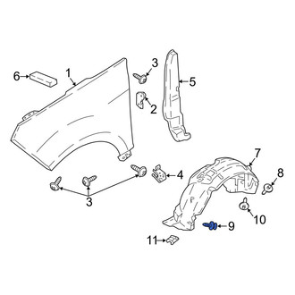 Ford OE - Fender Liner Retainer