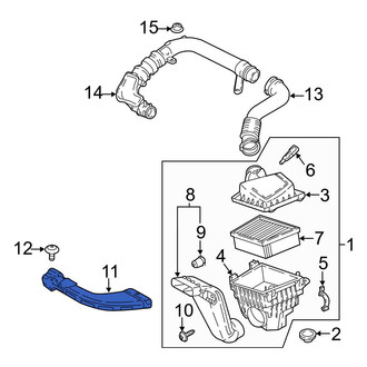 Ford OE - Front Engine Air Intake Hose