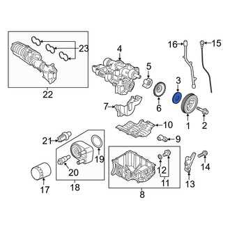 Ford OE - Engine Crankshaft Pulley Washer