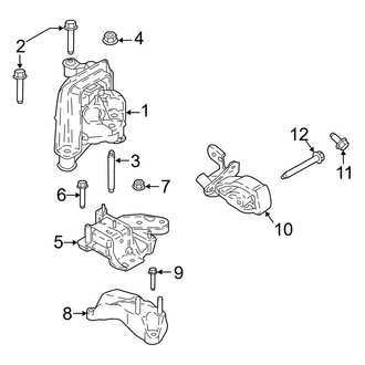 Ford OE - Engine / Transaxle - Engine & Transmission Mounting (1.0L)