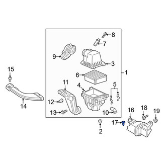Ford OE - Engine Air Intake Resonator Clip