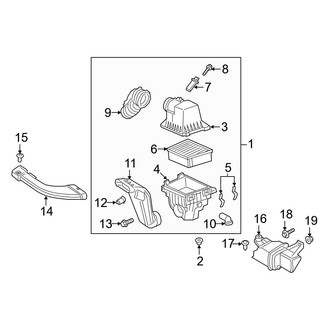 Ford OE - Engine / Transaxle - Air Intake (2.0L)