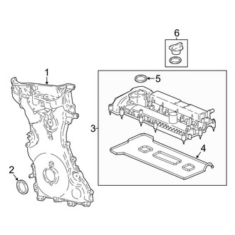 Ford OE - Engine / Transaxle - Valve & Timing Covers (2.0L)