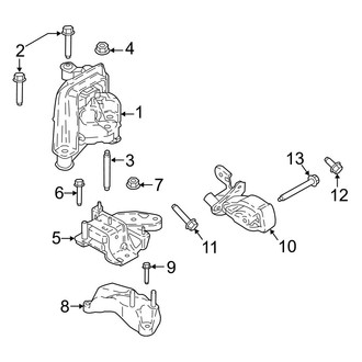 Ford OE - Engine / Transaxle - Engine & Transmission Mounting (2.0L)