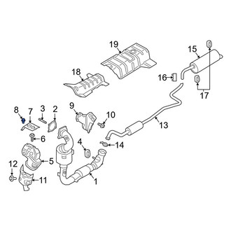 Ford OE - Catalytic Converter Heat Shield Bolt