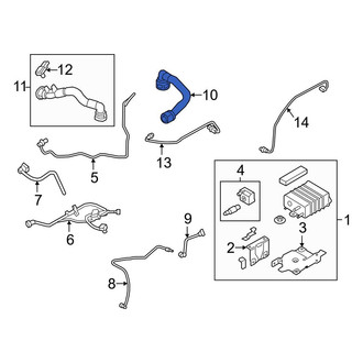 Ford OE - PCV Valve Hose