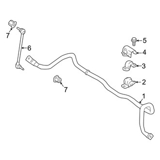 Ford OE - Front Suspension - Stabilizer Bar & Components
