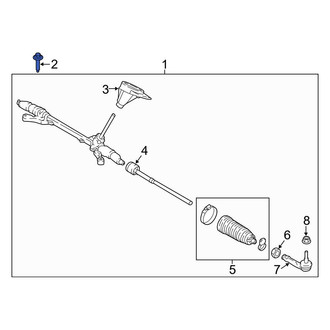 Ford OE - Rack and Pinion Bolt