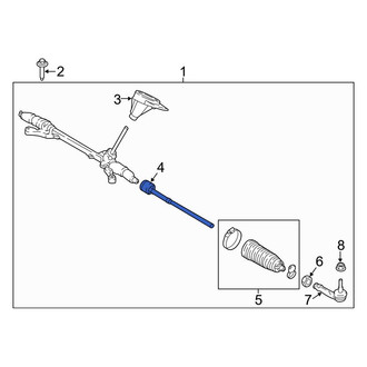 Ford OE - Inner Steering Tie Rod End