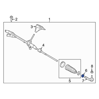 Ford OE - Upper Suspension Strut Nut