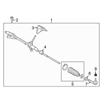 Ford OE - Upper Suspension Strut Nut