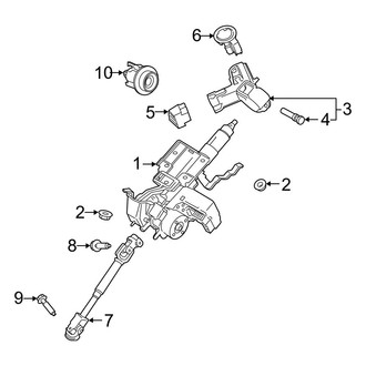 Ford OE - Steering Column Assembly (W/O Keyless Start)