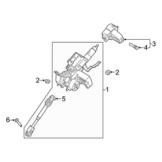 Ford OE - Steering Column Assembly (With Keyless Start)
