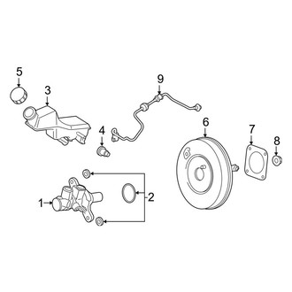 Ford OE - Cowl - Components on Dash Panel (S / SE / SES / Titanium)