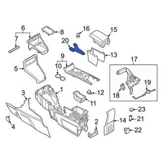 Ford OE - Parking Brake Lever Cover