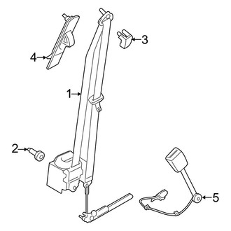 Ford OE - Restraint Systems - Front Seat Belts