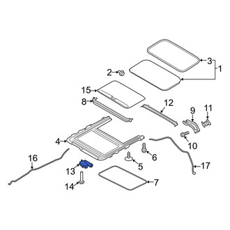 Ford OE - Sunroof Motor